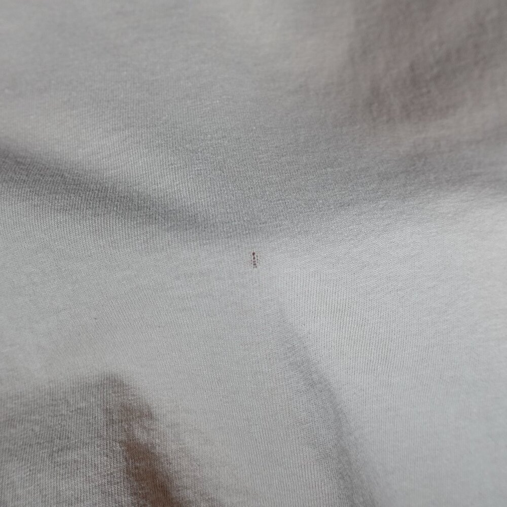 Vintage Im Hiding From The Cops Funny T Shirt Mens L Slim Fit Y2K Small Flaw! - Picture 4 of 7